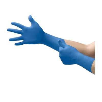 SafeGrip Powder-Free Thick Latex Gloves w/ Extended Cuff